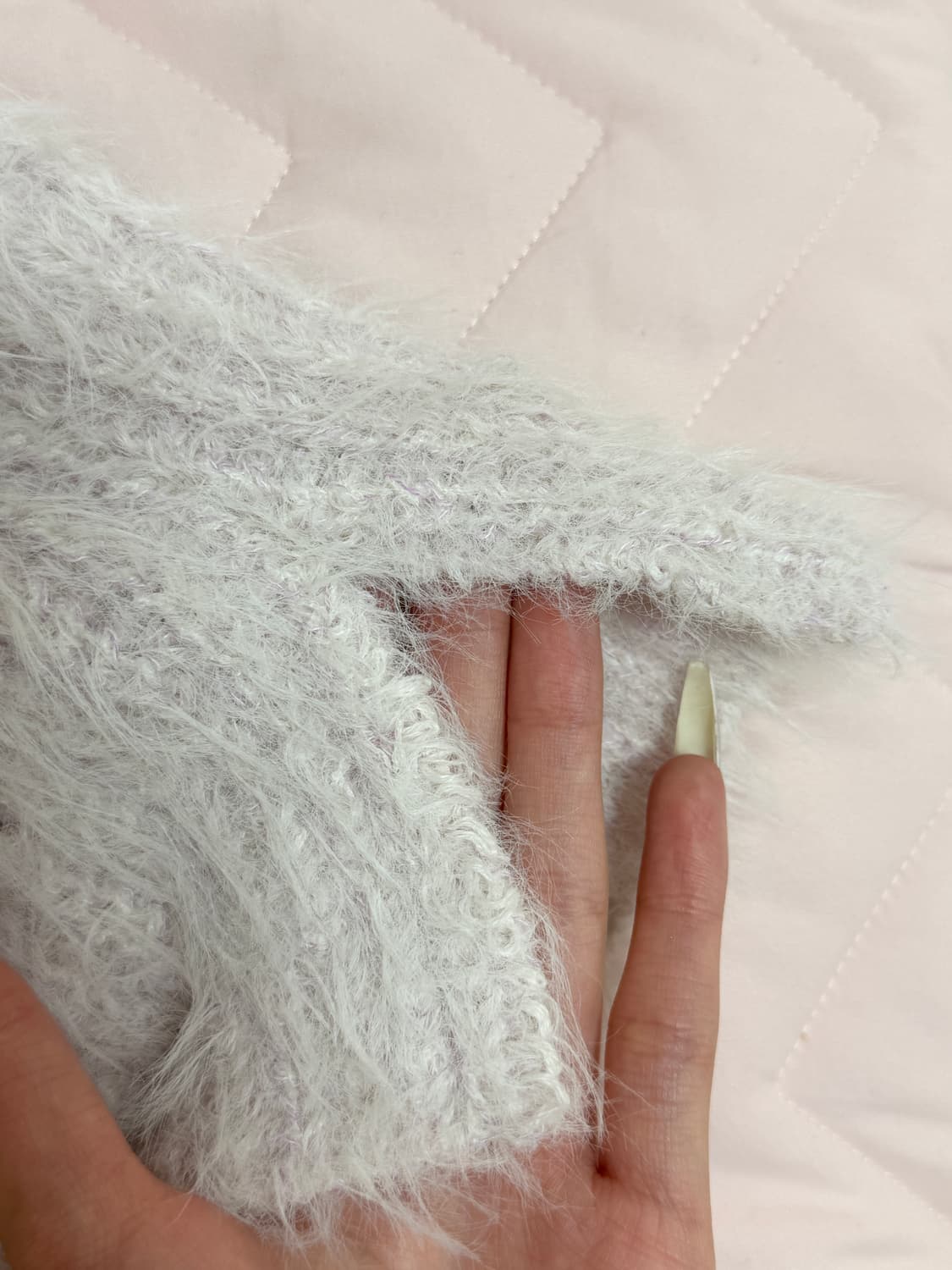 Grl 그레일 핑크 앙고라 머플러 니트 원피스 스나계 일브 상품이미지6