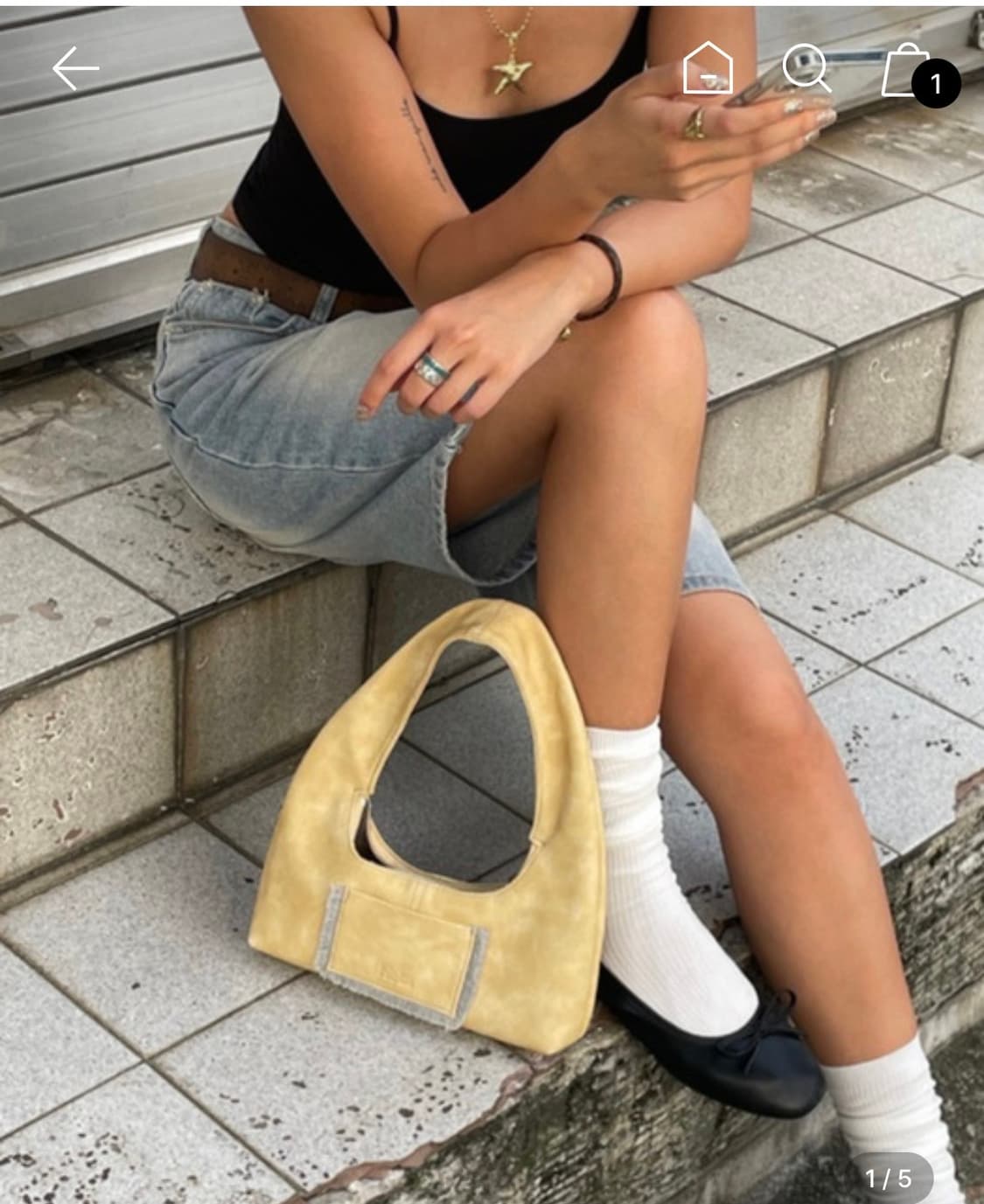 히에타 미니백 Baby tina / Butter 상품이미지1