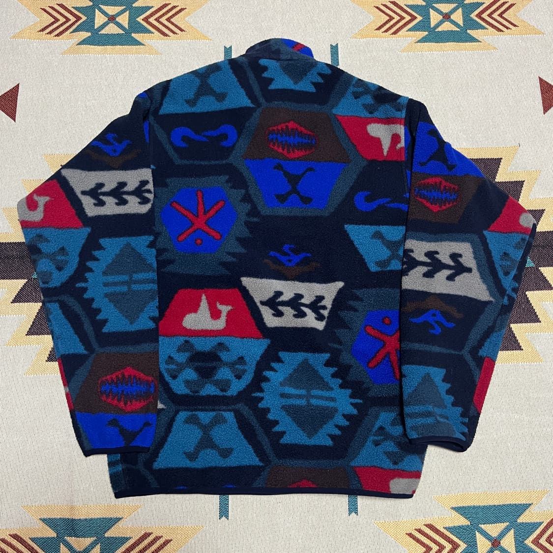 파타고니아 신칠라 아즈텍 패턴 스냅티 M 상품이미지5