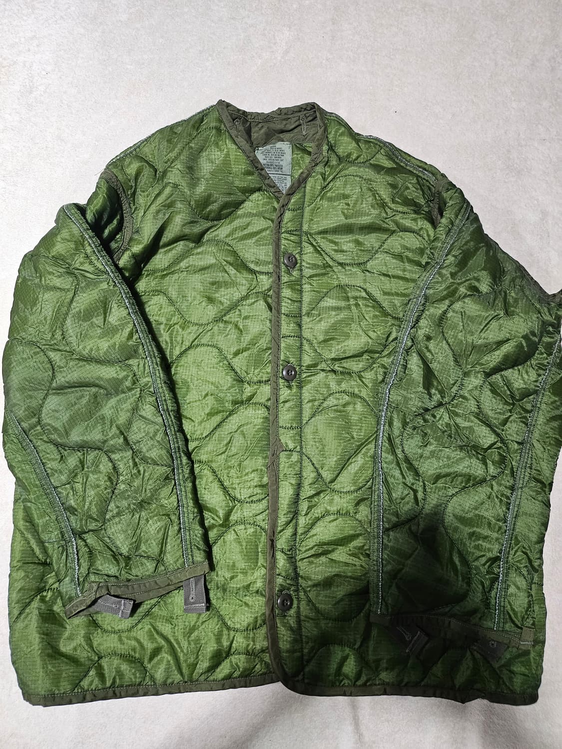 미군오리지날 m65 필드자켓내피 신품M 상품이미지1