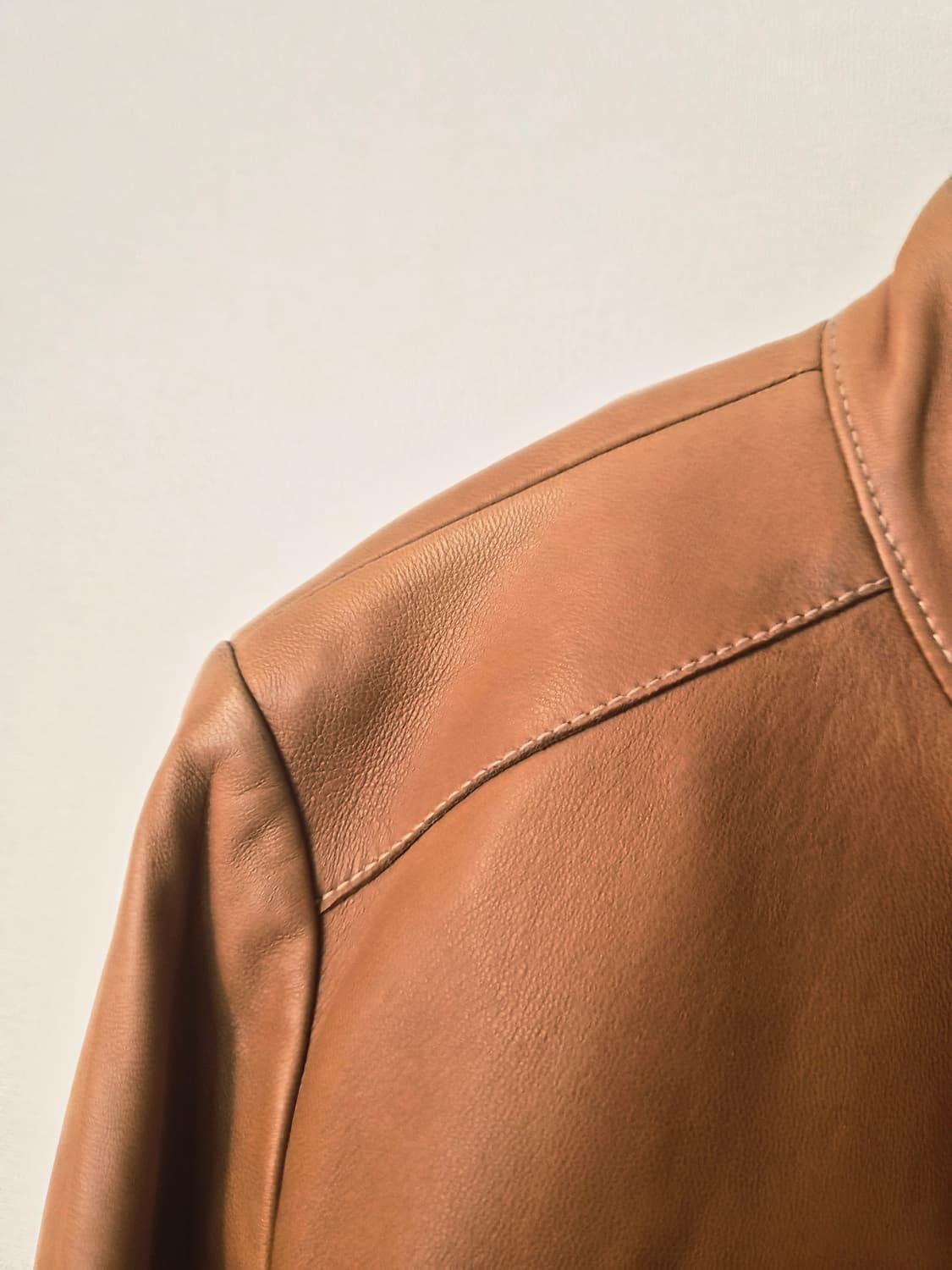 [ANNE KLEIN] 앤클라인 최고급 양가죽 스탠드카라 자켓 상품이미지3