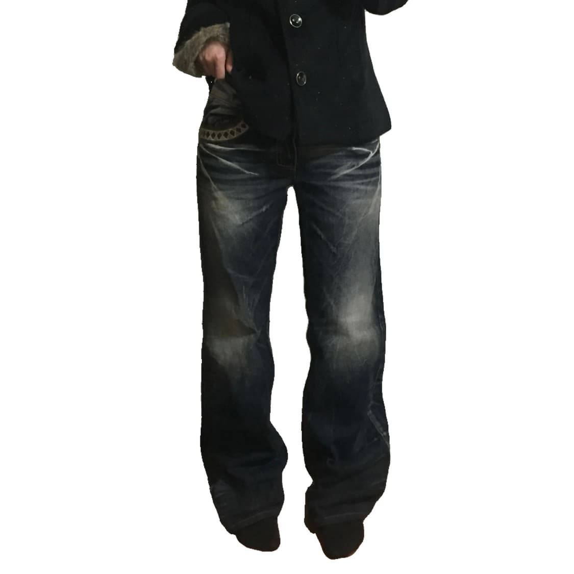 Vintage washed denim pants 상품이미지4