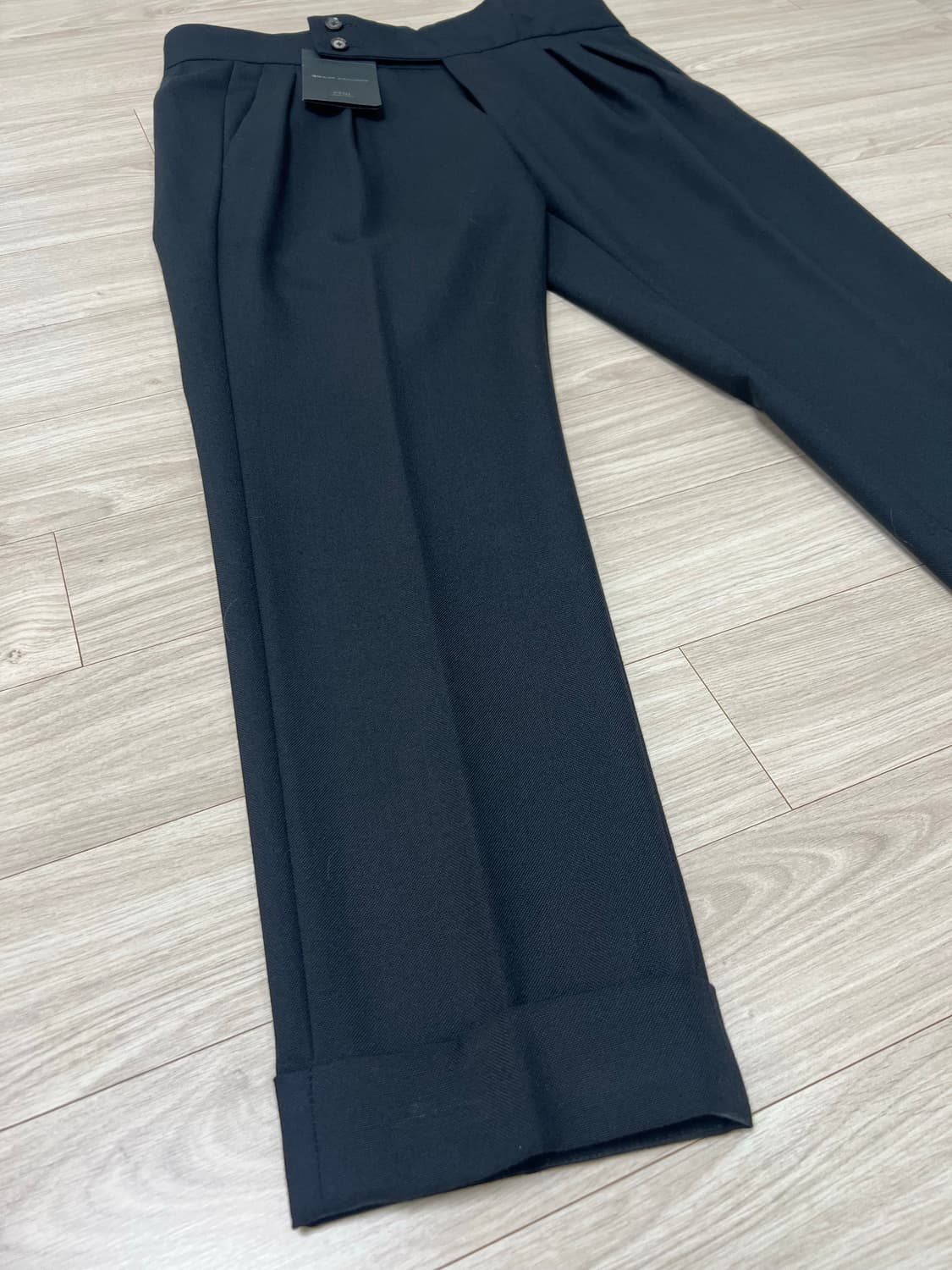 PT01 / 고스트 프로젝트 블랙 울 팬츠/46 상품이미지3