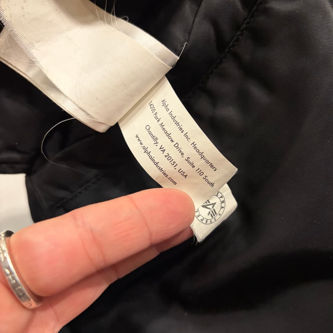 [M] 알파인더스트리 블랙 MA-1 항공점퍼 B898 상품이미지9