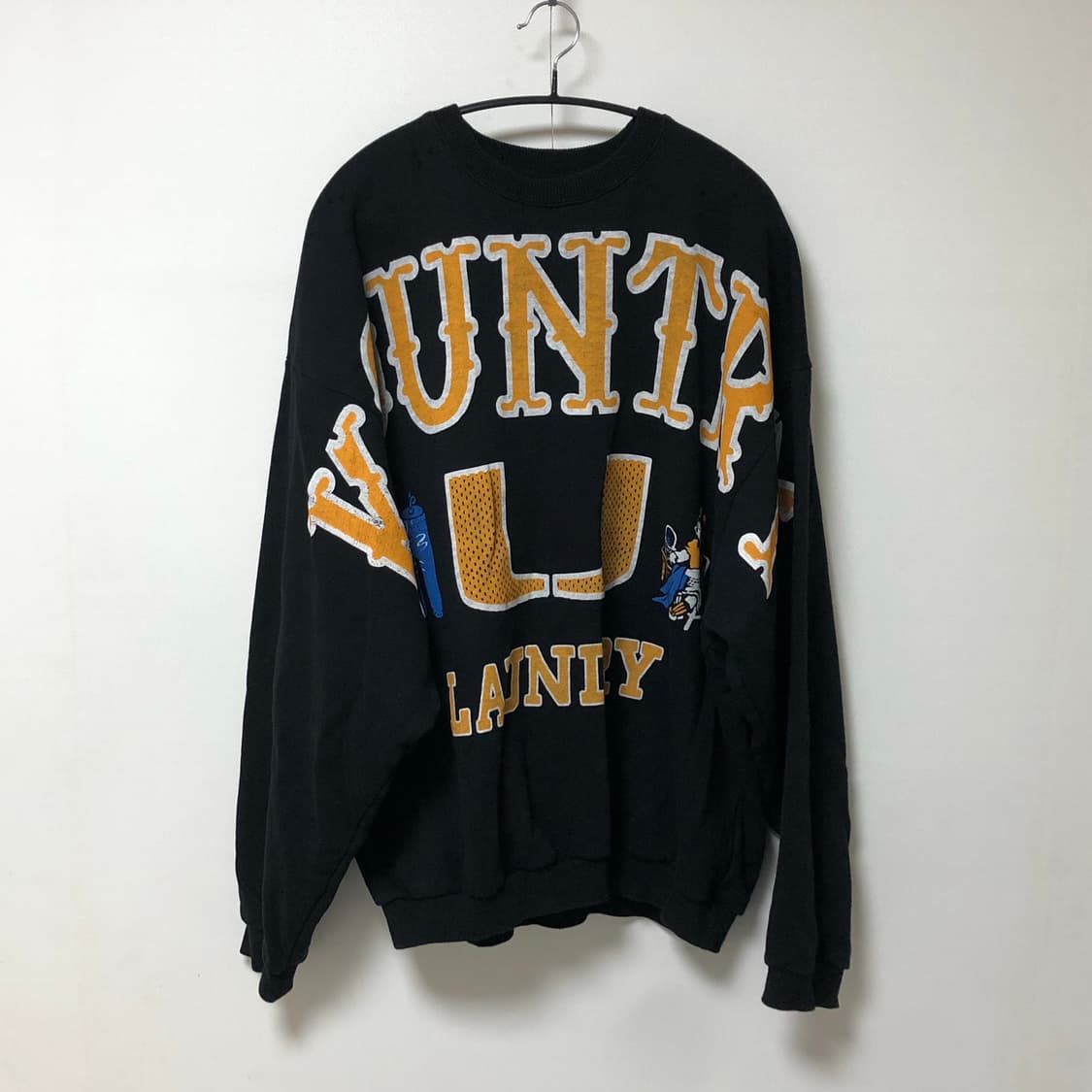 캐피탈 런드리 스웻 맨투맨 블랙 one size 상품이미지1