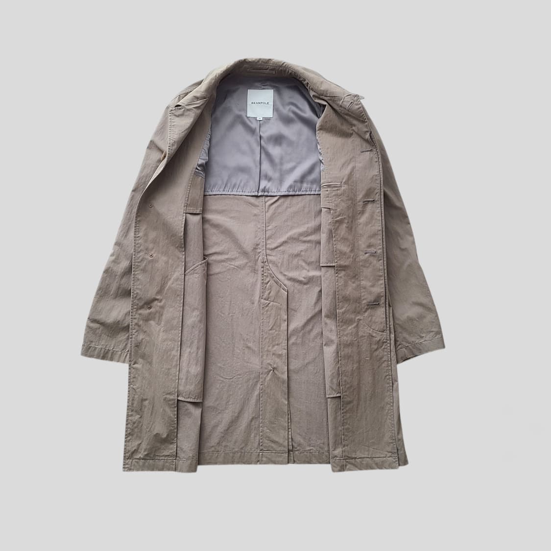 빈폴 카키 솔리드 코튼 맥 코트 상품이미지5
