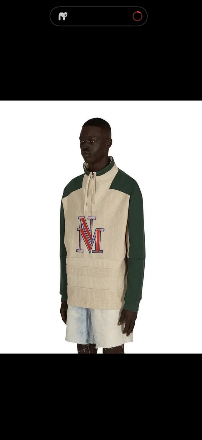 마틴로즈by나파 크루넥 반집업 스웻셔츠 라지L 상품이미지4