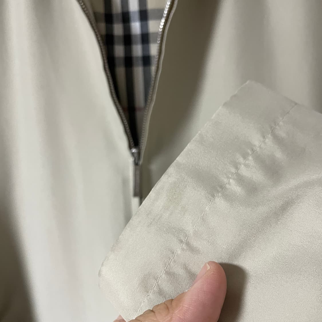 버버리 남성 간절기 블루종 점퍼 (95) 상품이미지5