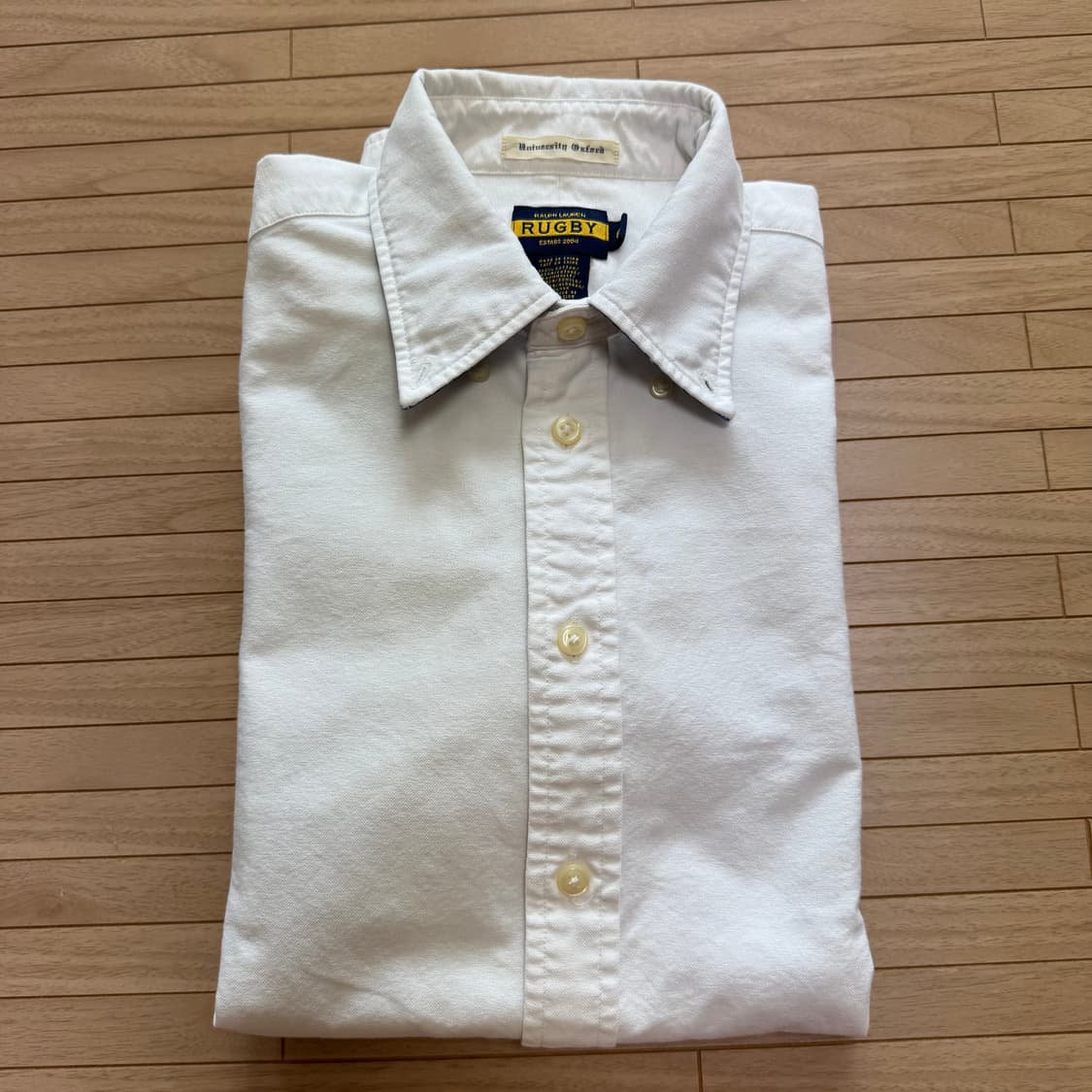 랄프로렌 럭비 옥스포드 셔츠 흰색 여성용 상품이미지1
