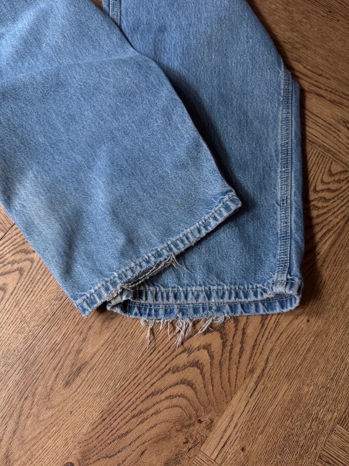 [32]00's 칼하트 USA 빈티지 워싱 싱글니 카펜터 워크 데님 팬츠 상품이미지5