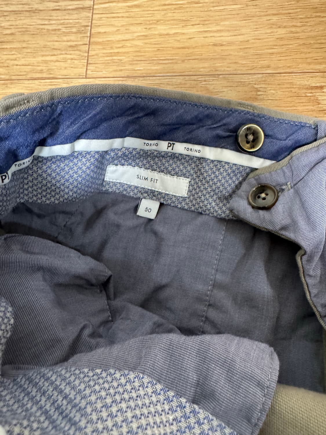 PT Torino 그레이 슬림핏 치노팬츠 상품이미지3