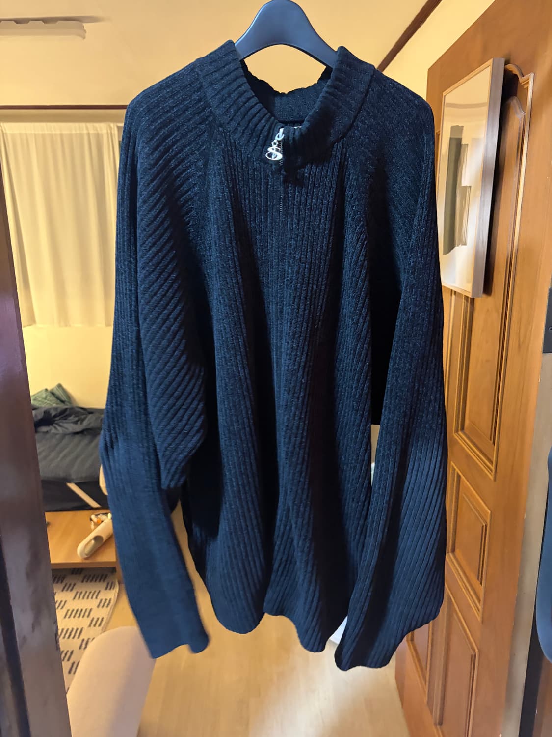 야드세일 니트 집업 상품이미지1