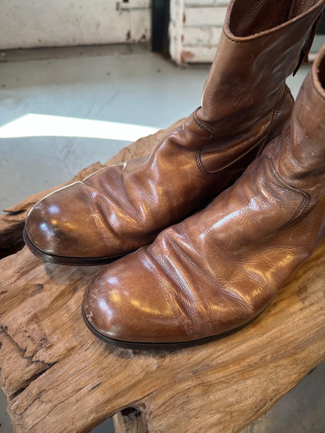 (41/260)Vero Cuoio 이태리 리얼 가죽 백지퍼 부츠 상품이미지2