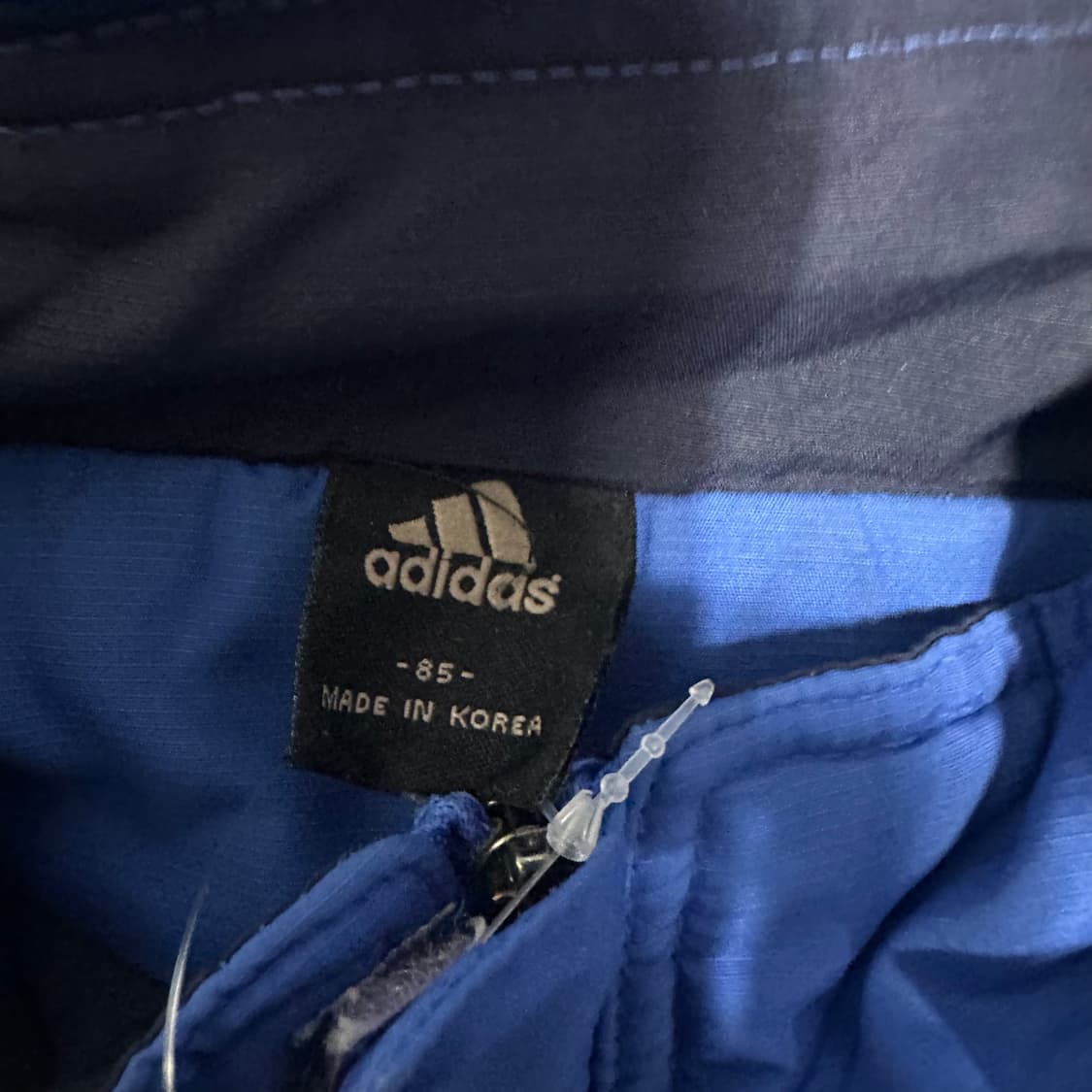 아디다스 블루 바람막이 점퍼 상품이미지4