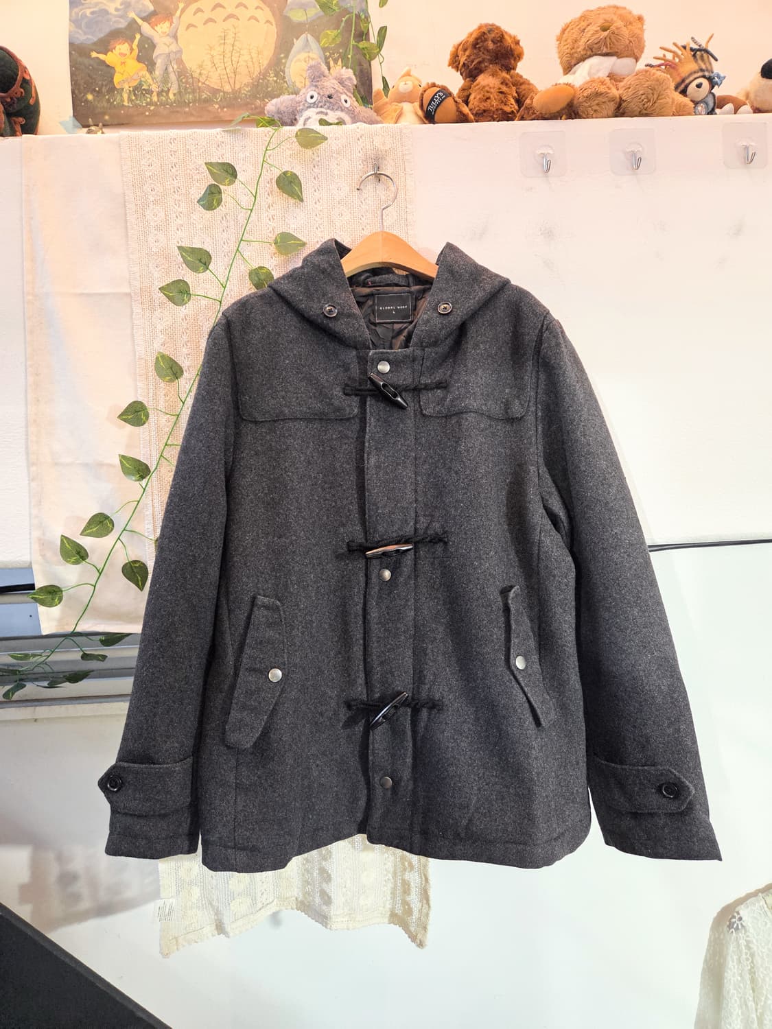 차콜 떡볶이 코트 상품이미지1