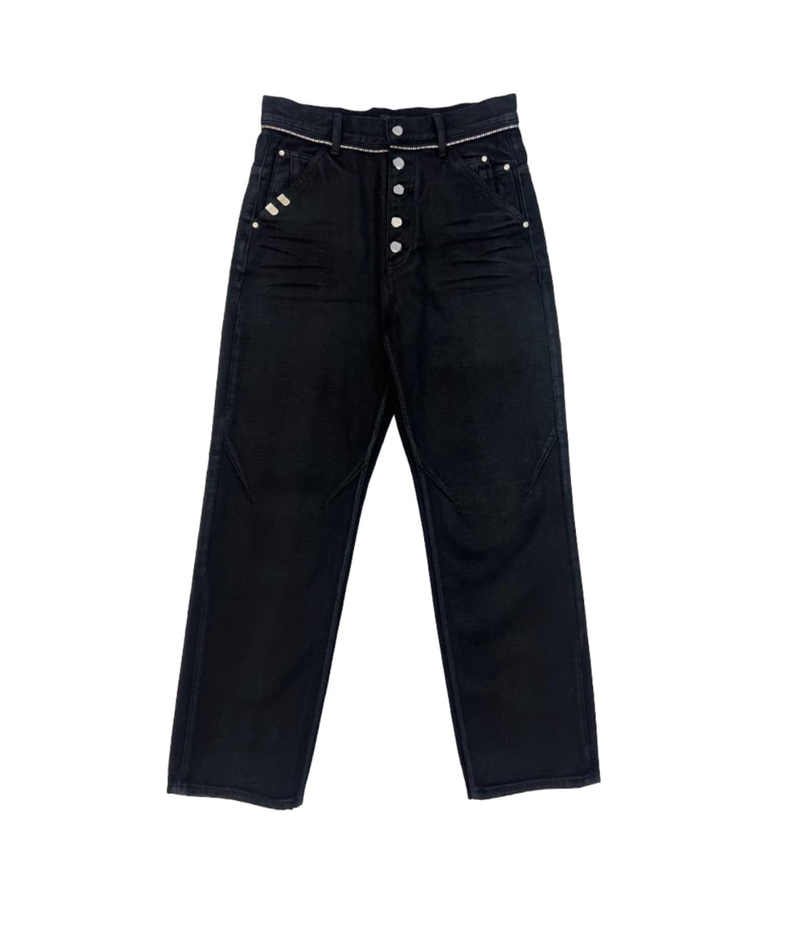 [3]파코서플라이 PACOSPLY RWM JEANS WAXED BLACK 상품이미지1