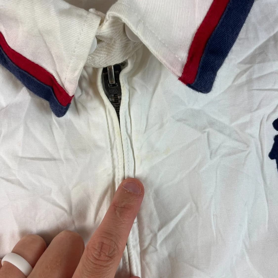 폴로 랄프 로렌 빅 포니 플래그 패치 풀 집 자켓 L 상품이미지9