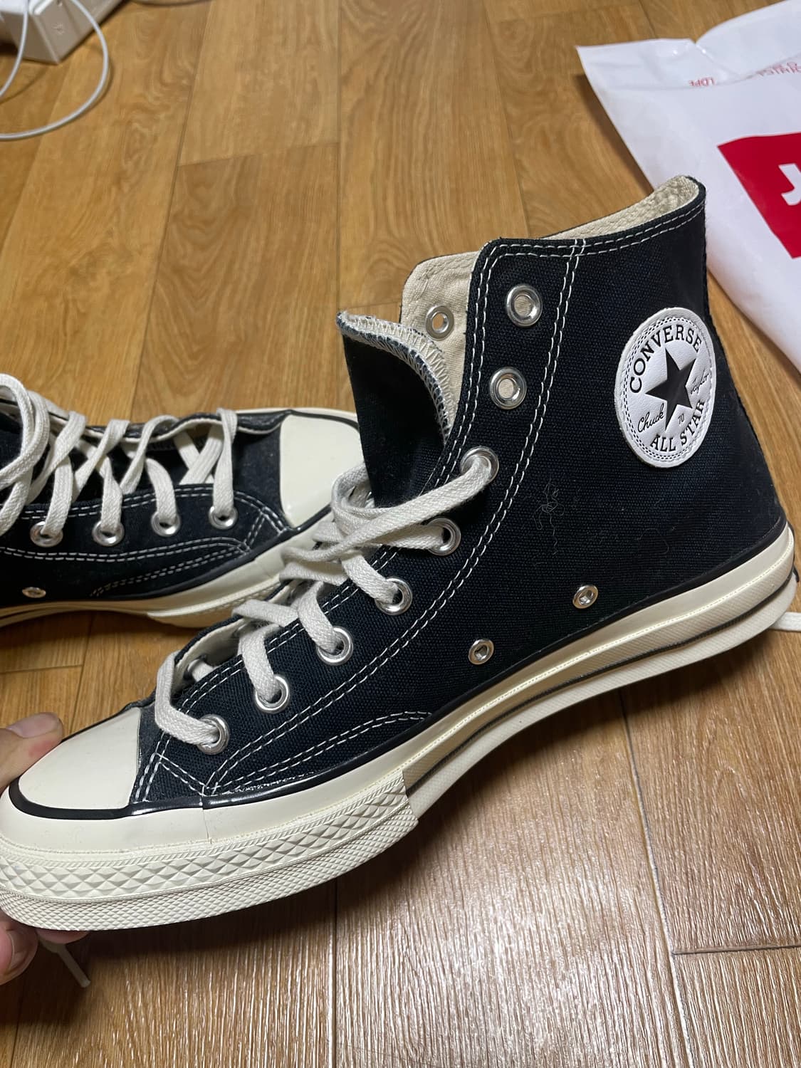 컨버스 척70 하이 블랙 270 상품이미지2