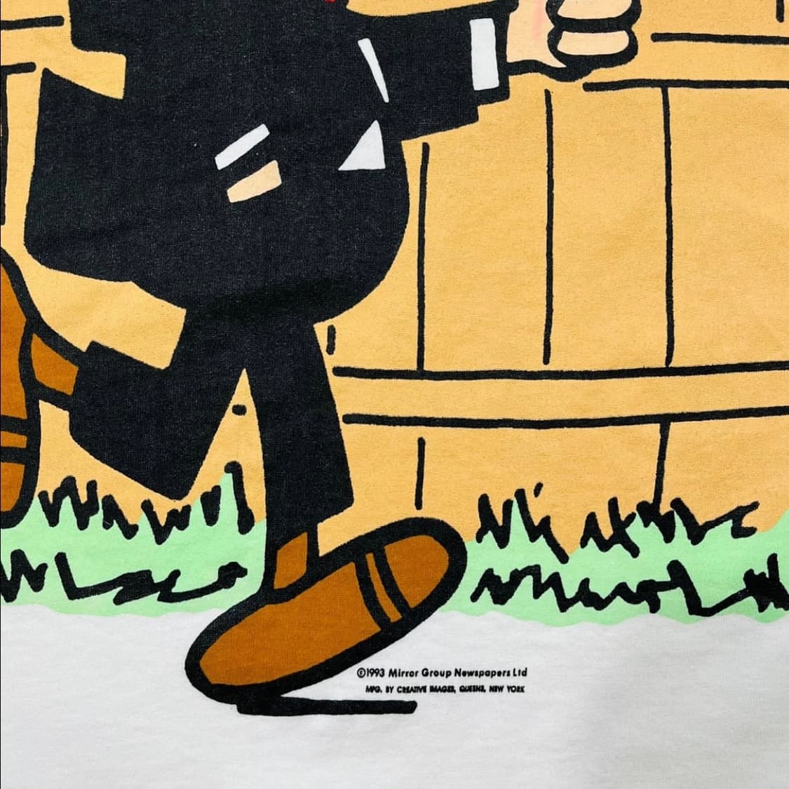 CREATIVE 90년도 “앤디 캡” 영국 신문 만화가 티셔츠 상품이미지4