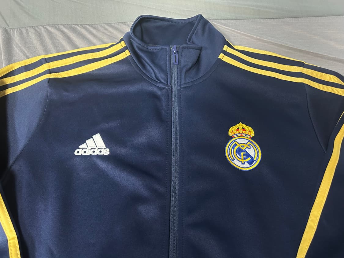 아디다스 레알 마드리드 남골 네이비 져지 트랙 자켓 상품이미지3
