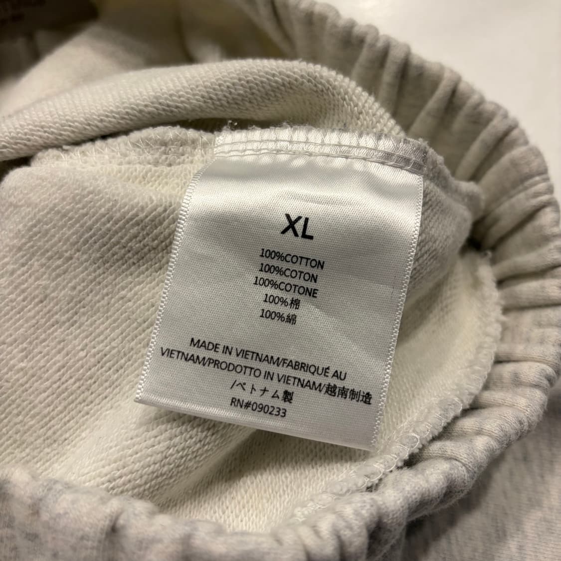 [XL] 에센셜 FOG 더 코어 기모 조거팬츠 그레이 C67 상품이미지8