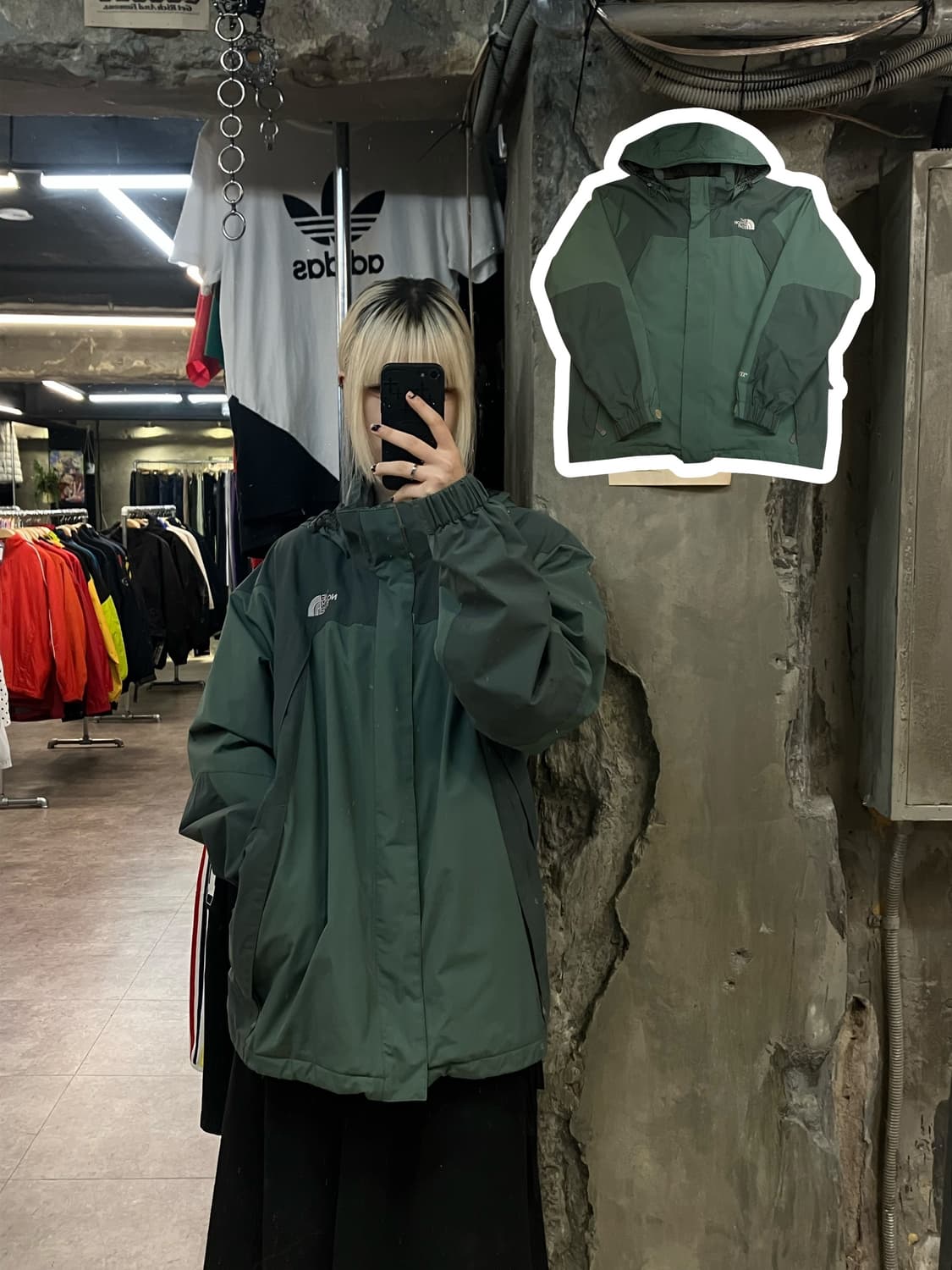 노스페이스 점퍼 그린 100 #csz1995 상품이미지1