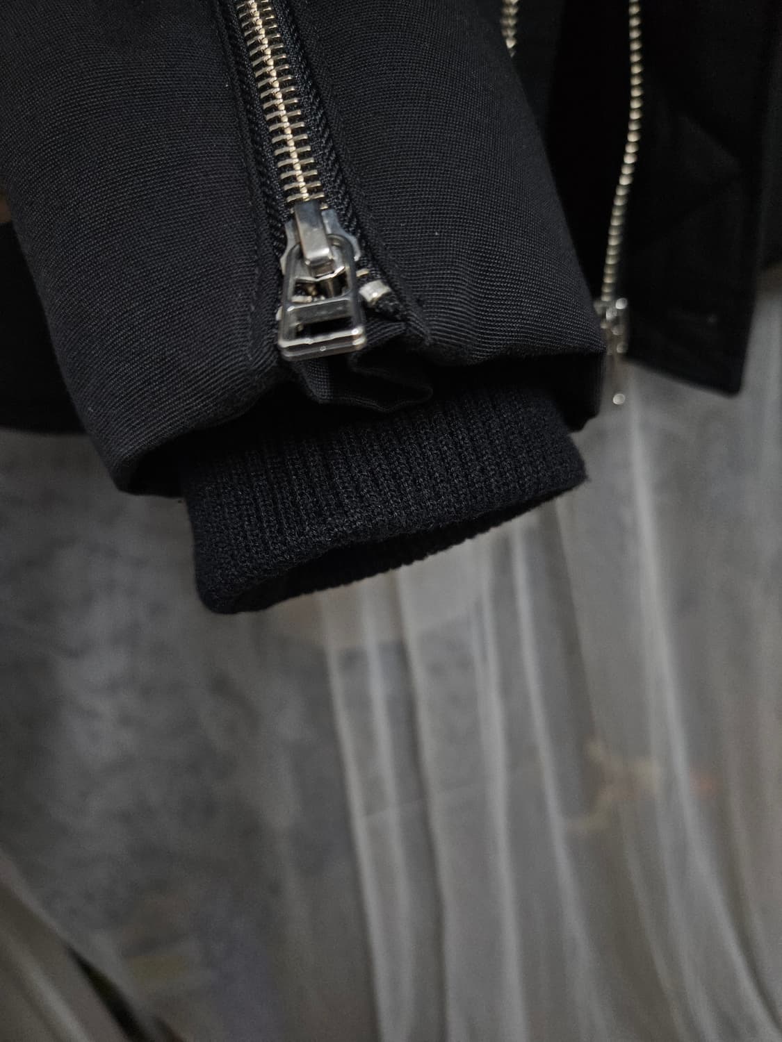 무스너클 쓰리쿼터 블랙퍼 패딩  S/P사이즈 상품이미지6