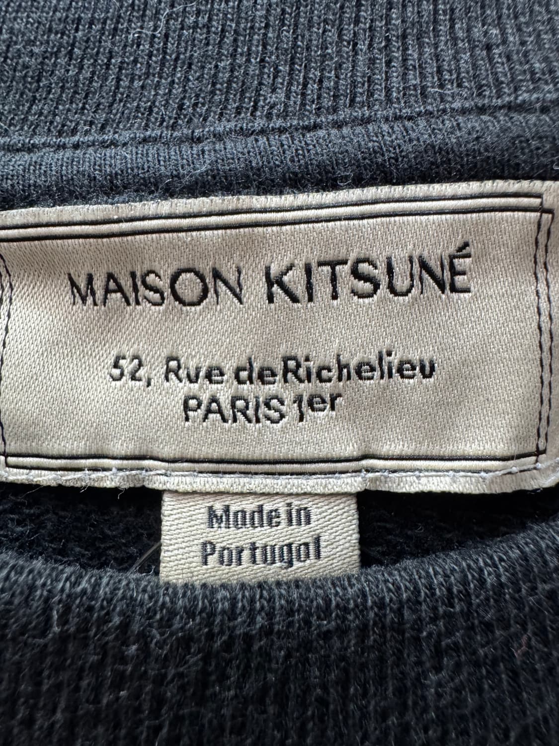 메종키츠네 빅로고 프린팅 맨투맨 L 상품이미지5