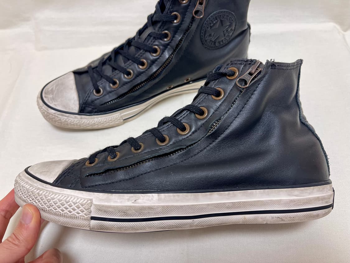 컨버스 존 바바토스 척 테일러 레더 더블 지퍼 상품이미지2