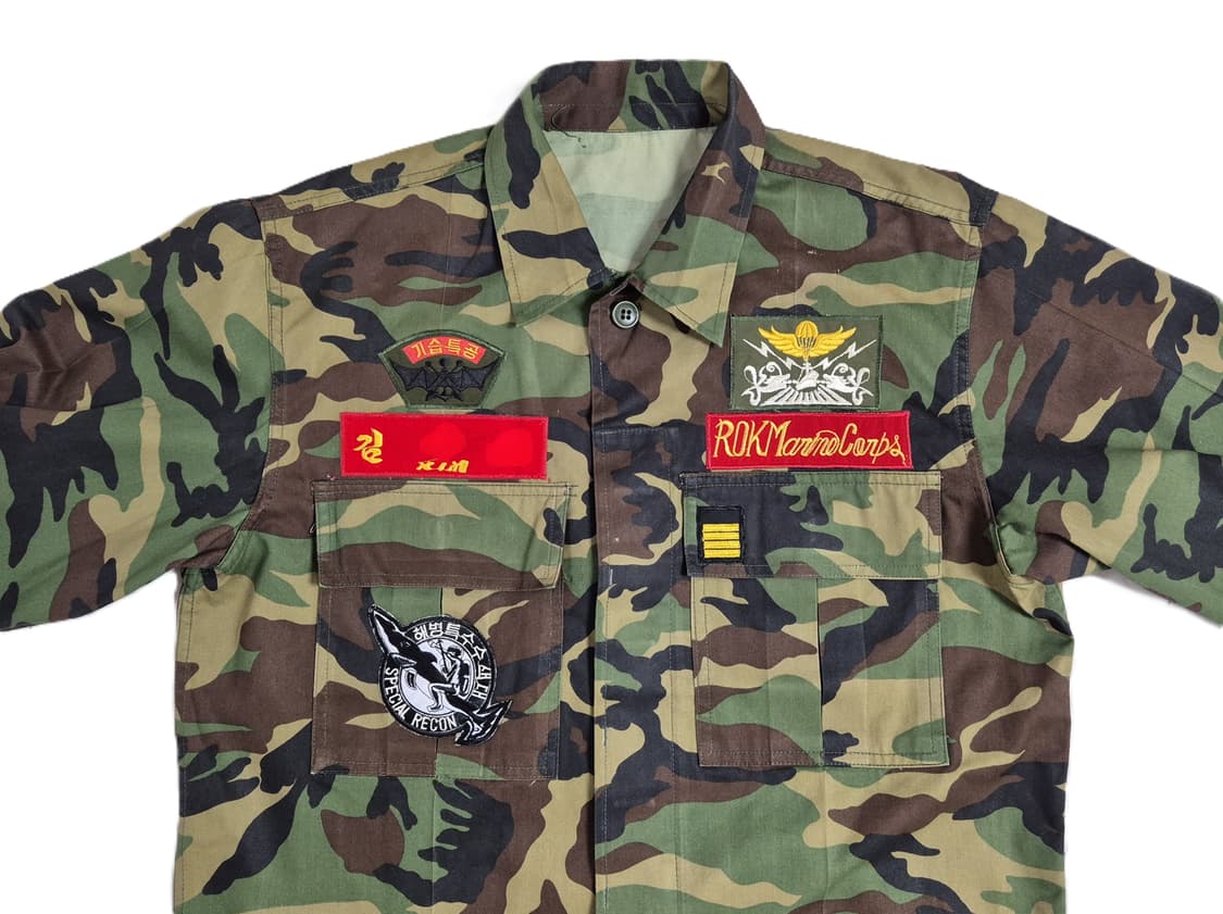 해병대 구형 특수수색대 병장 초기형 동계 전투복 상의 자켓 (XL) 상품이미지6