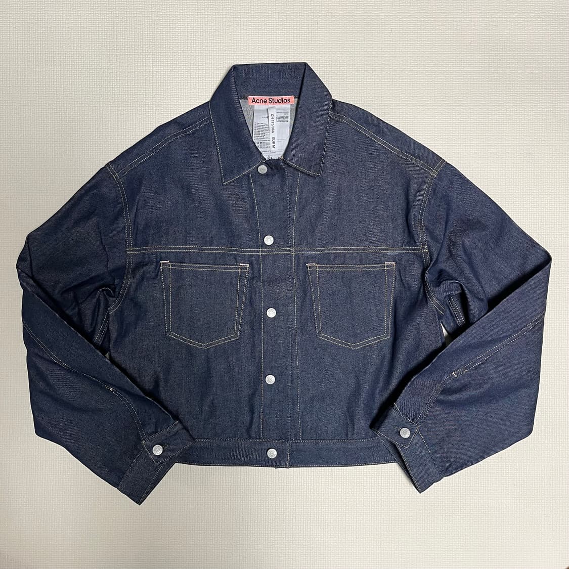 아크네 박시핏 데님 자켓 인디고 상품이미지2