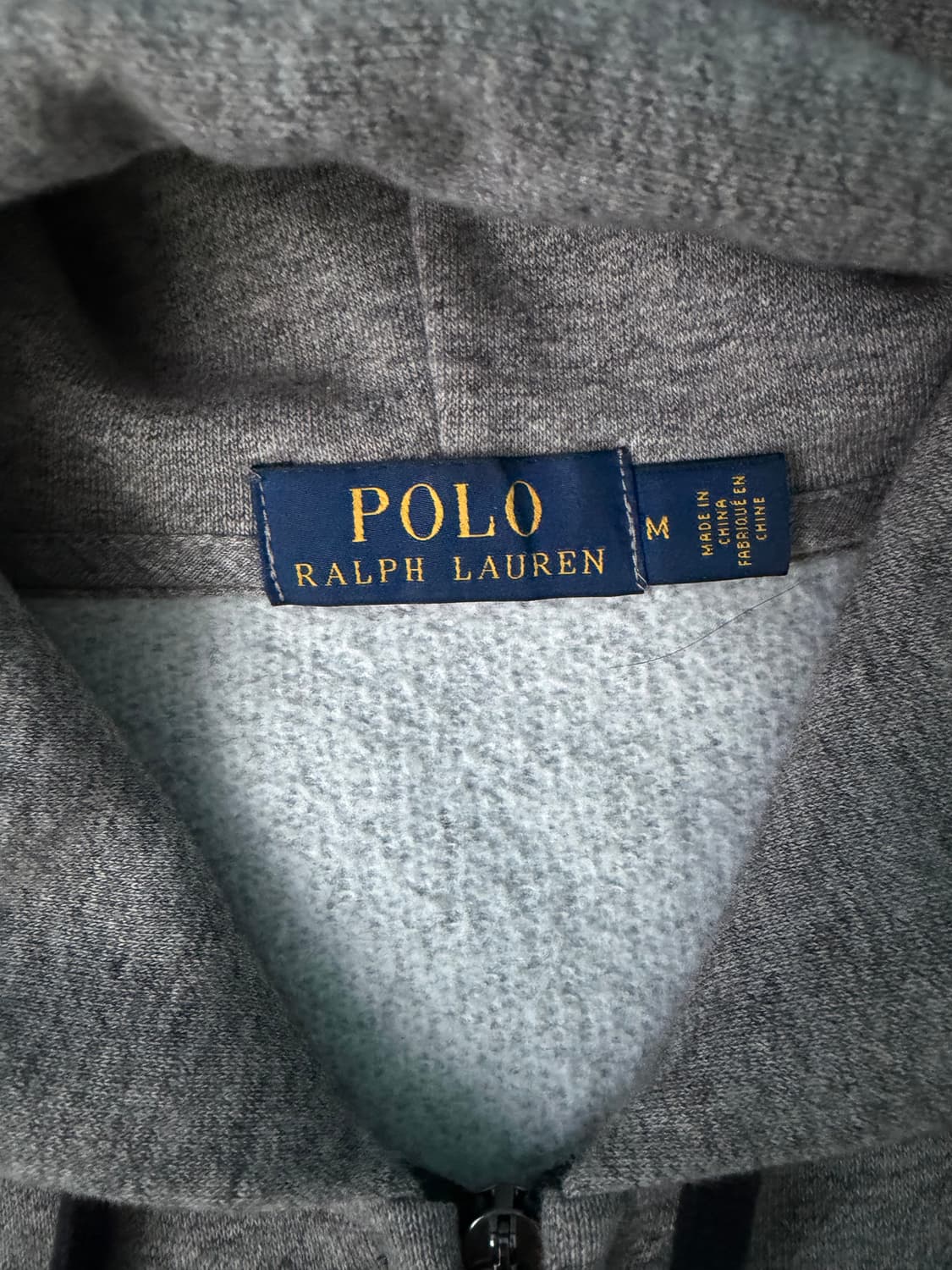 [새상품급] 폴로 랄프로렌 빅포니 레터링 그레이 후드집업 상품이미지4