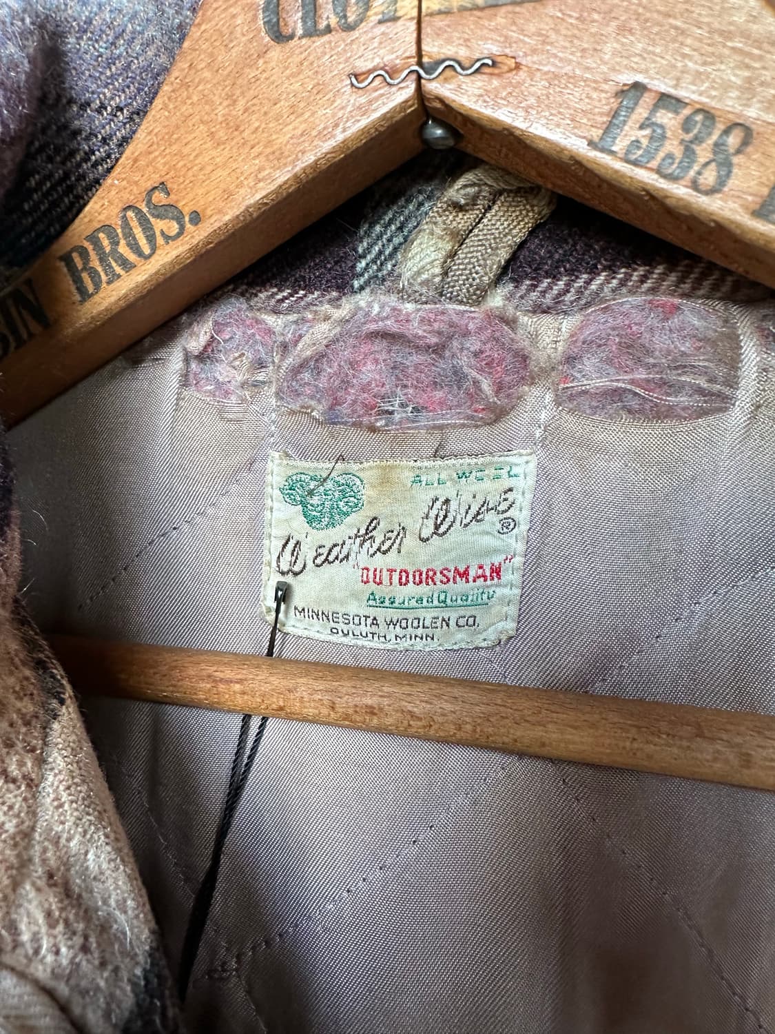 50-60s Weather Wise 헤비 울 자켓  상품이미지10