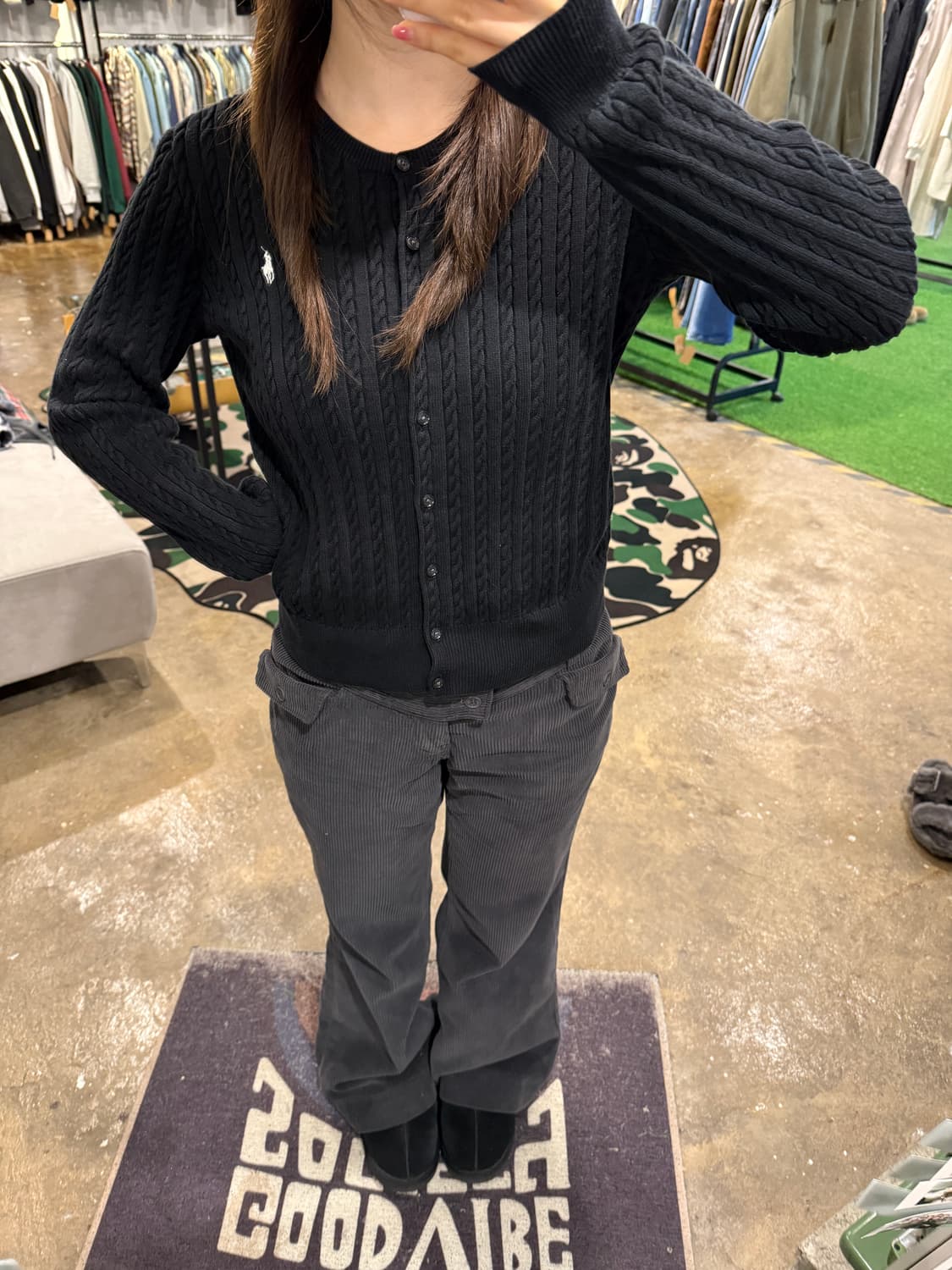 폴로 랄프로렌 꽈배기 니트 가디건 상품이미지5