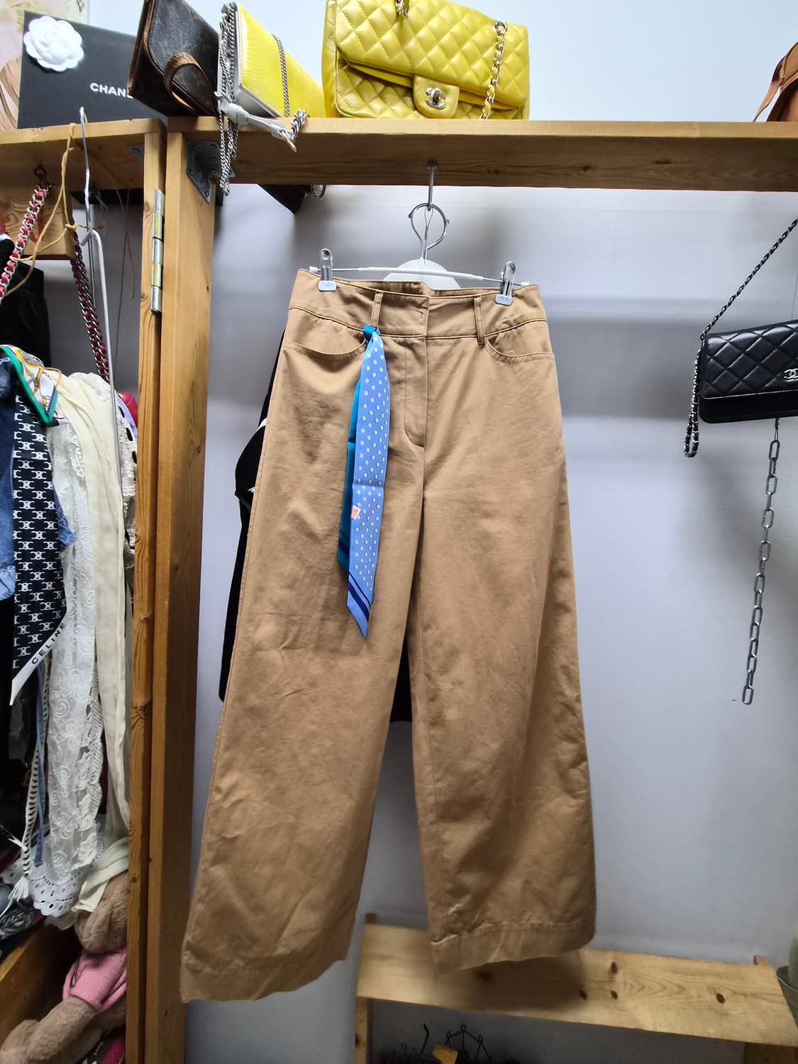 띠어리 리본꼬임 스판 맨투맨. 10month와이드팬츠 상품이미지4