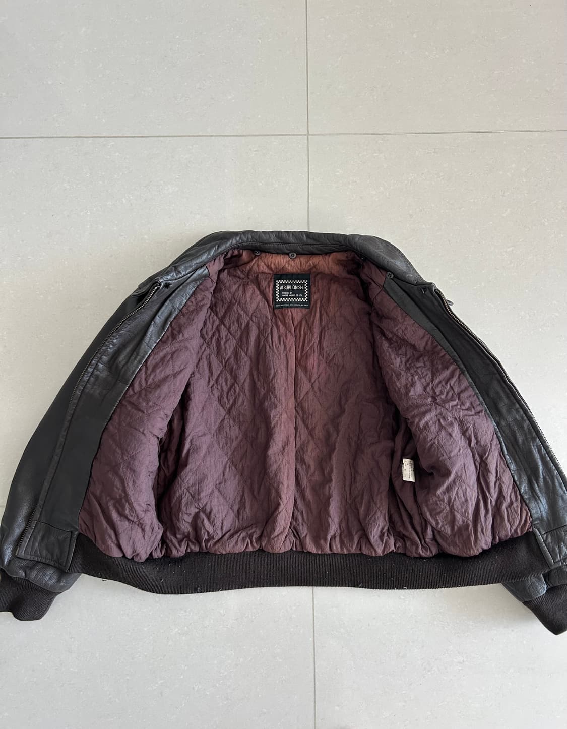 일본바잉 빈티지 소가죽 레더자켓 상품이미지6