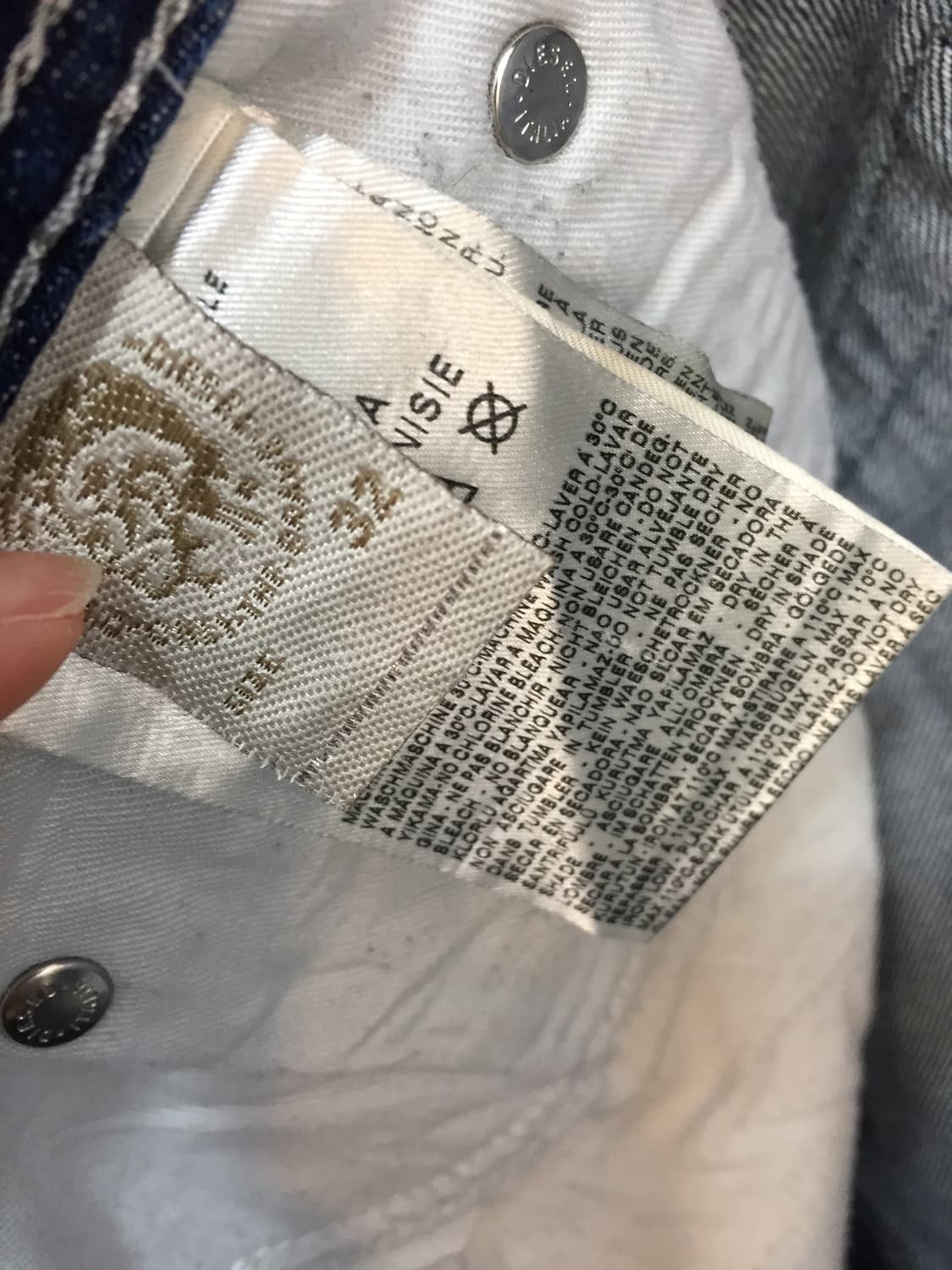 디젤 자티니 진청 데님 32 상품이미지10