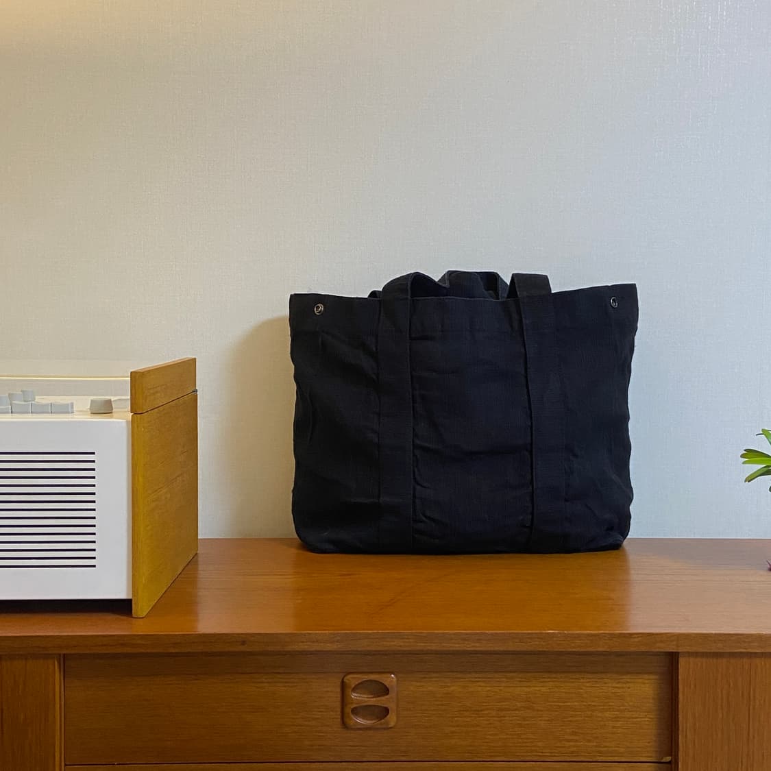 포그린넨워크 리투아니아 토트백 블랙 fog linen work 상품이미지2