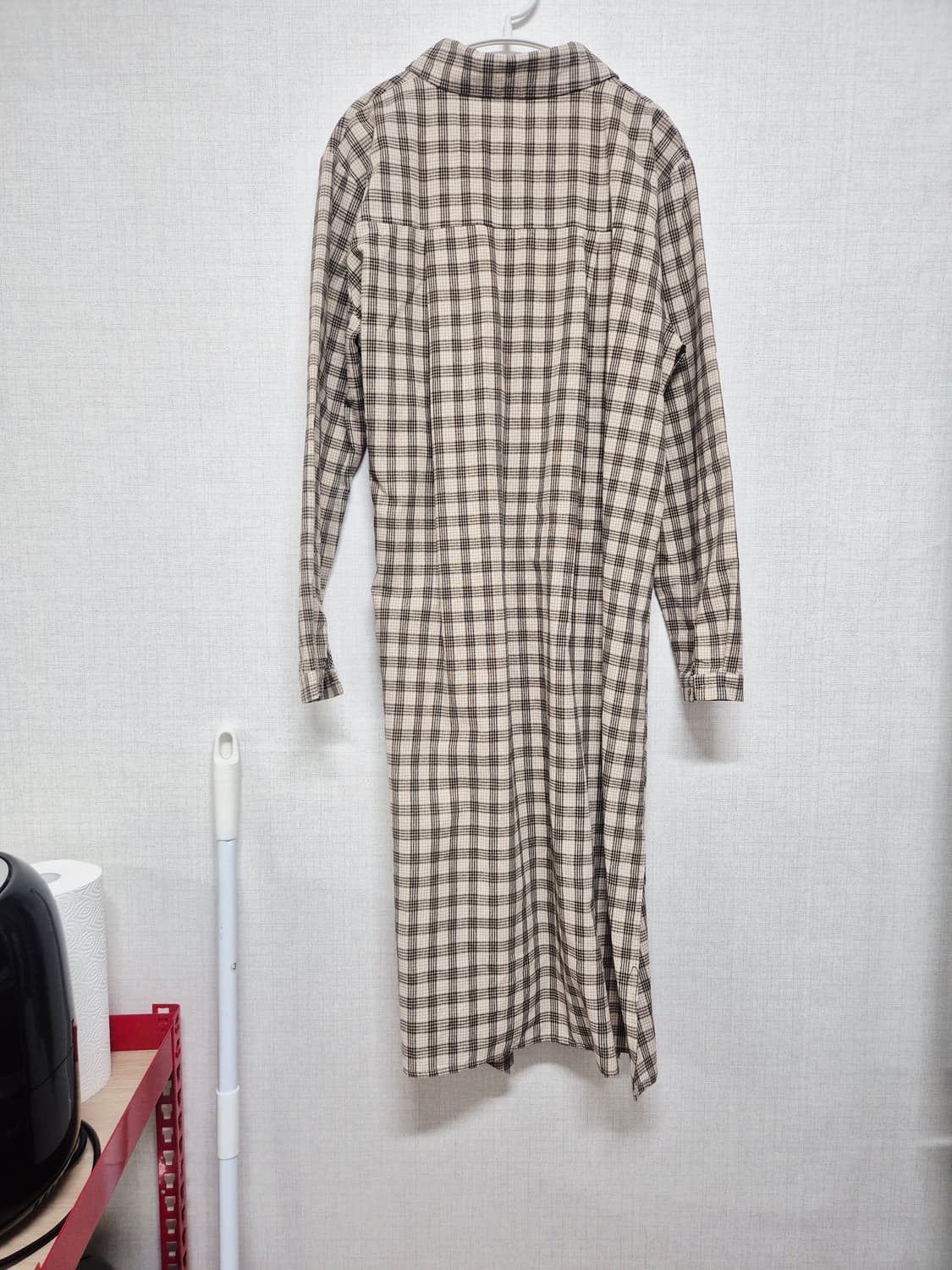 체크 롱원피스 상품이미지2