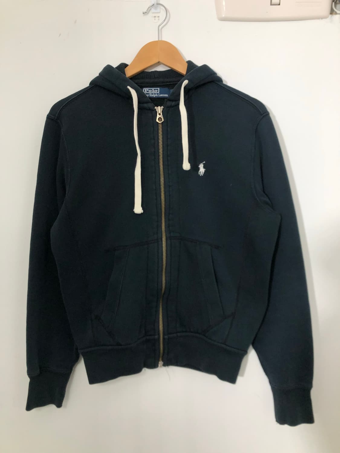 폴로 네이비 후드집업 S 상품이미지6