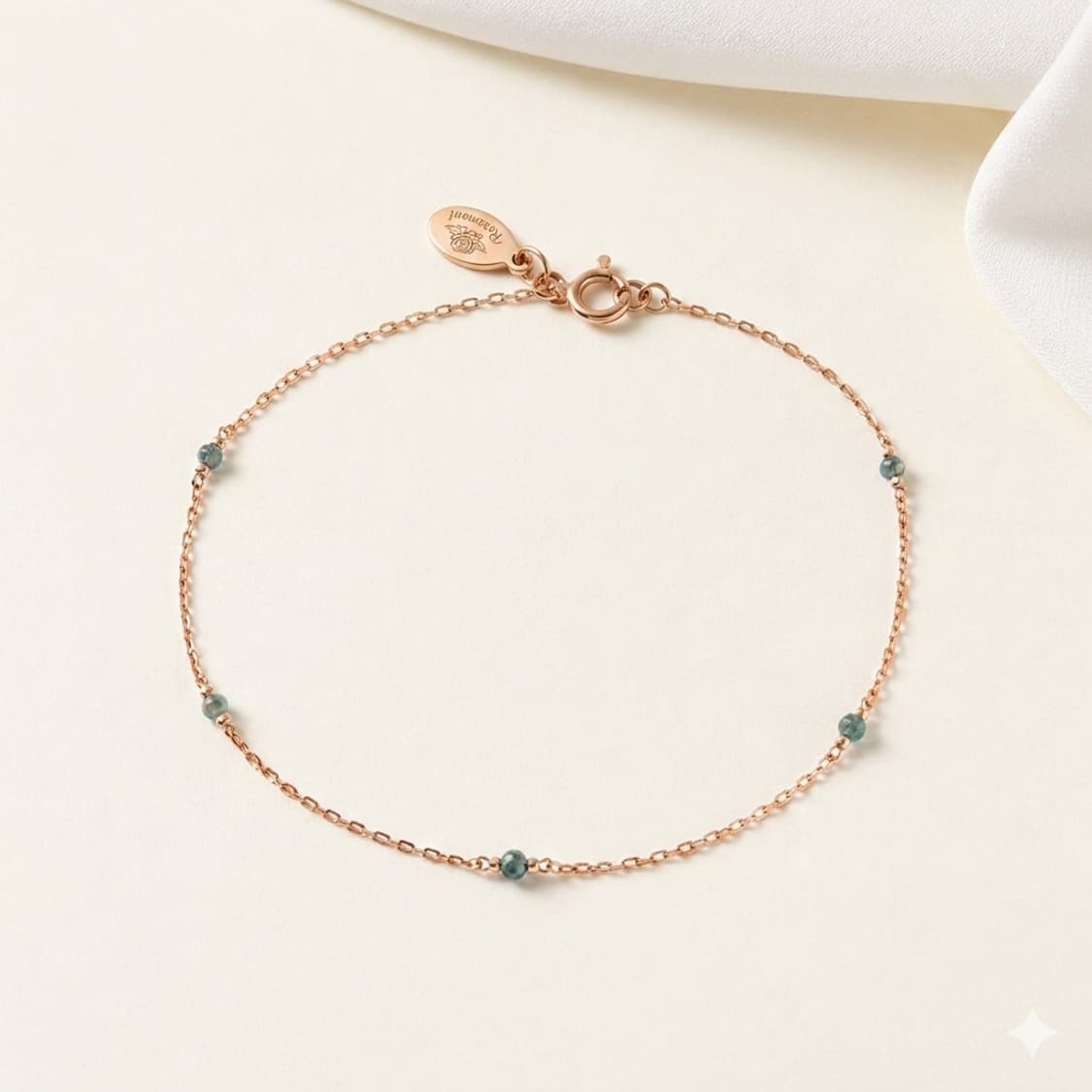 ✨ 로즈몽 14K 로즈골드 런던블루 토파즈 팔찌 | 정품 | 가격인하 상품이미지1