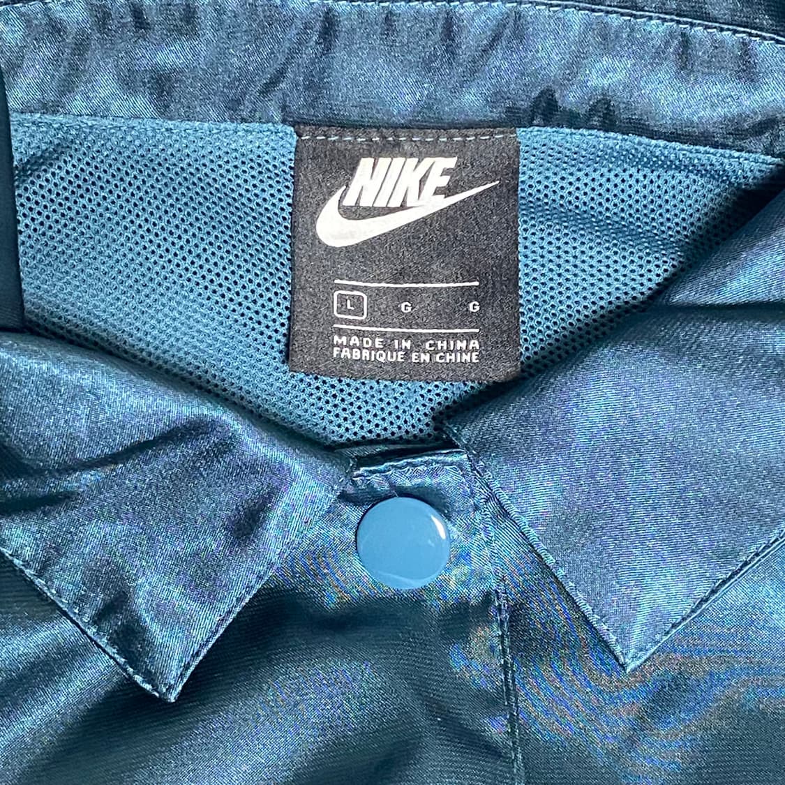 나이키 새틴 코치자켓 L 상품이미지6