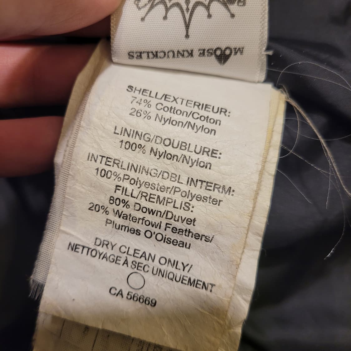 무스너클 쓰리쿼터 패딩 L 상품이미지9