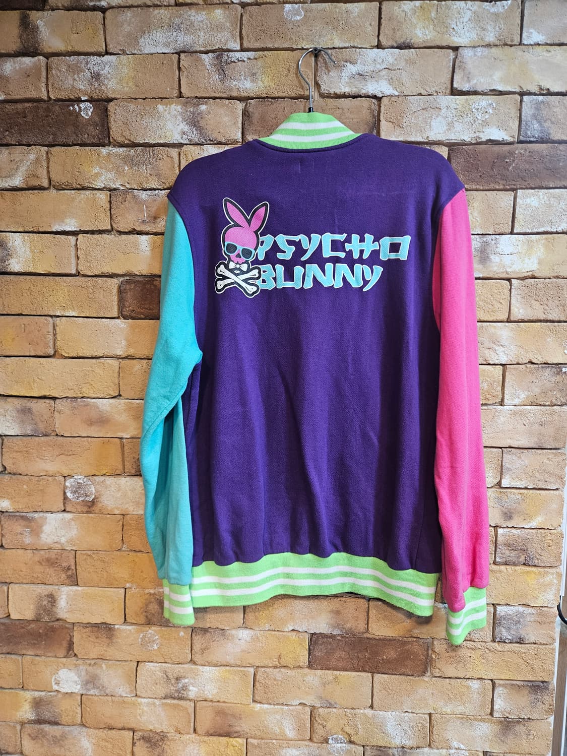 일본 Psycho Bunny 바시티 자켓 L 상품이미지2