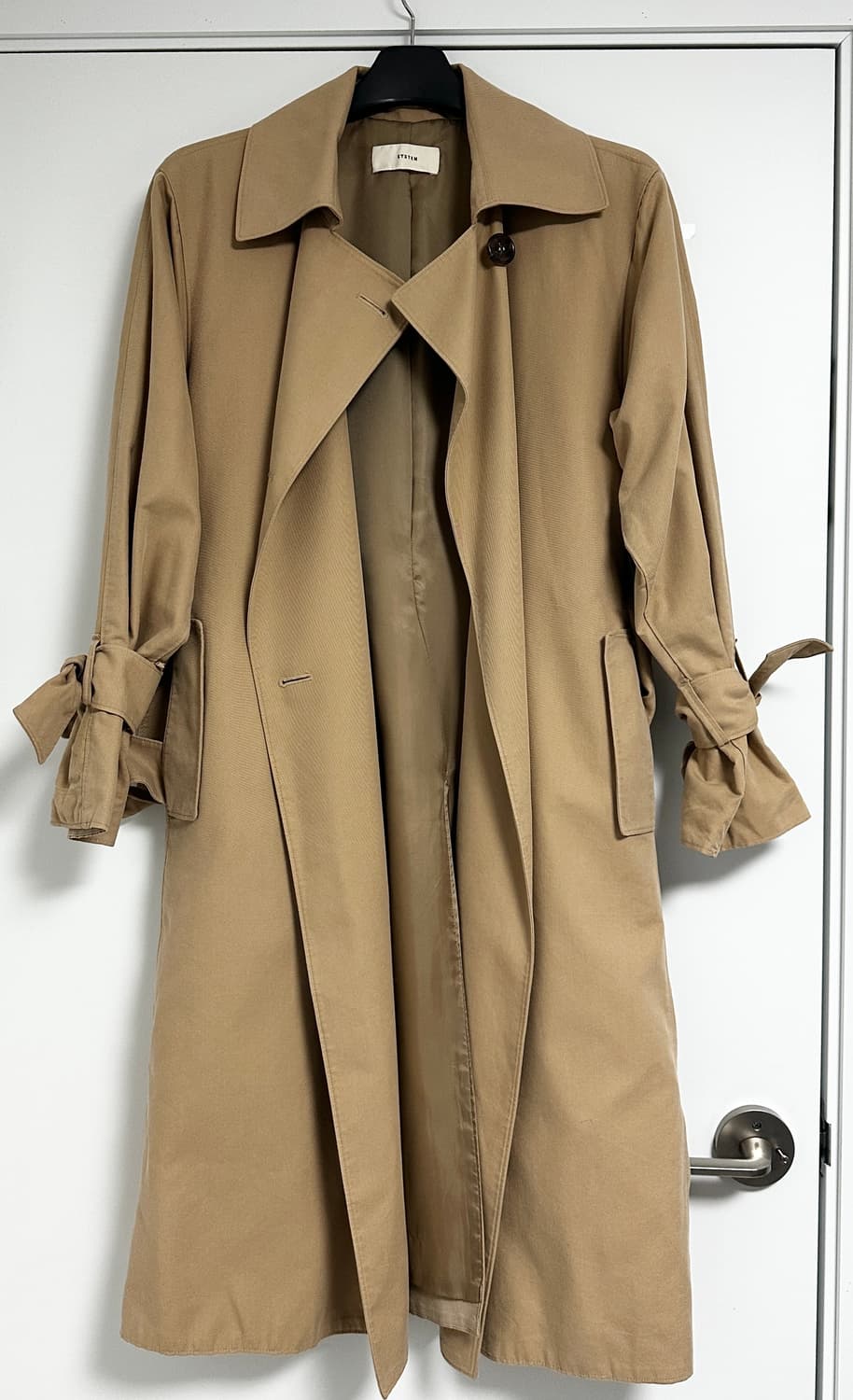 [SYSTEM /시스템] 백 케이프 트렌치 코트 상품이미지1