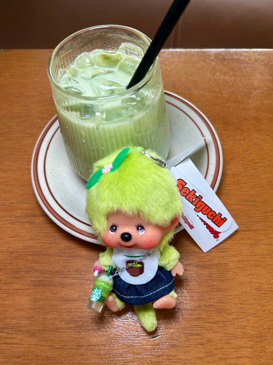 (80)정품몬치치 커스텀키링🍵🌱말차빅헤드 상품이미지8