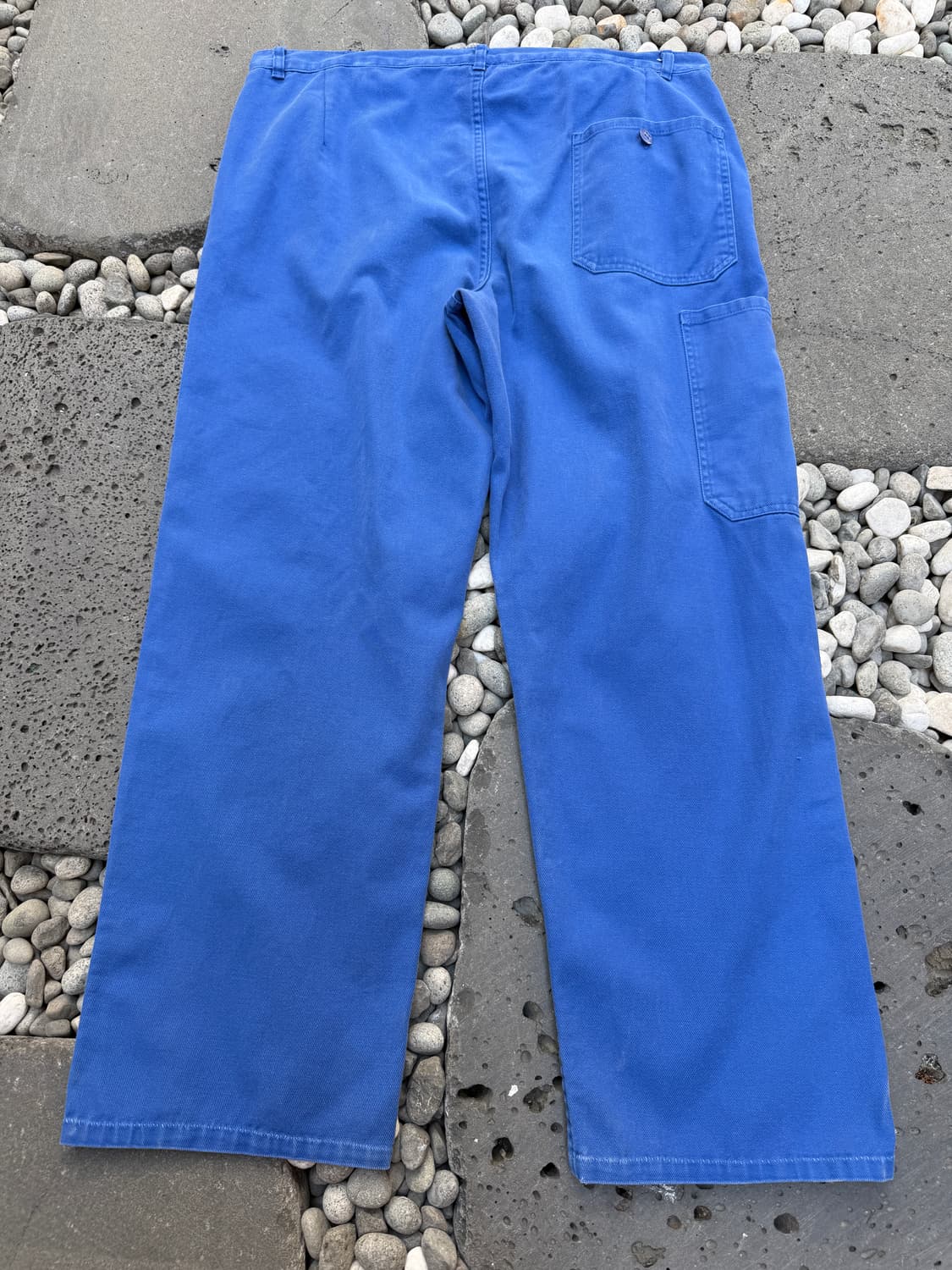 FADED WASHED BLUE FRENCH WIDE 프렌치워크팬츠 상품이미지2