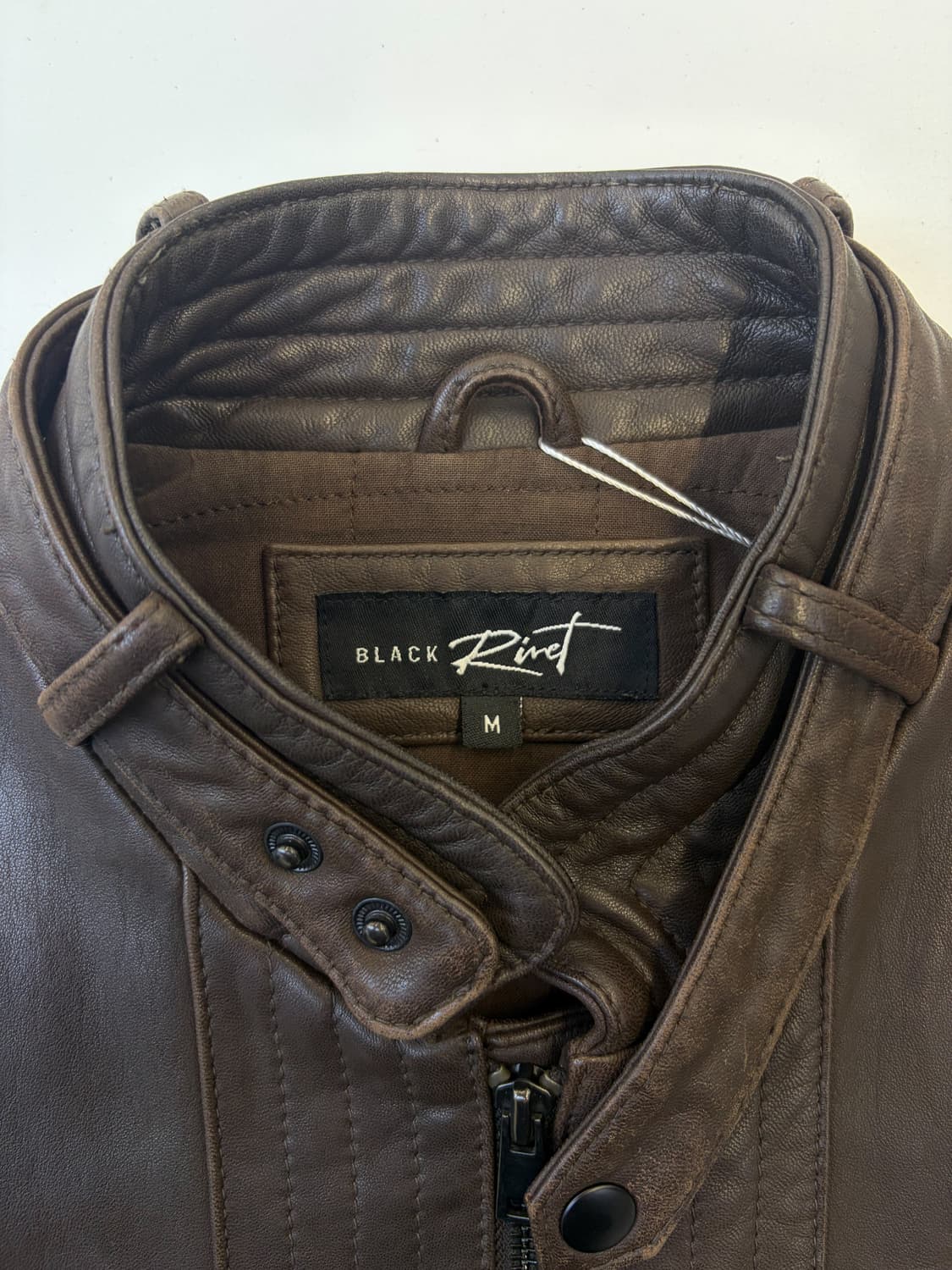 블랙리벳 멀티 집 램 레더 바이커 자켓 상품이미지5