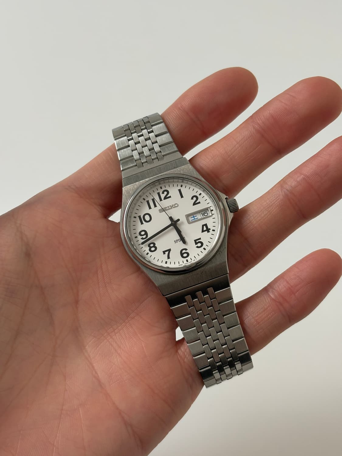 1990s Spirit Arabic Index Silver Quartz  상품이미지1