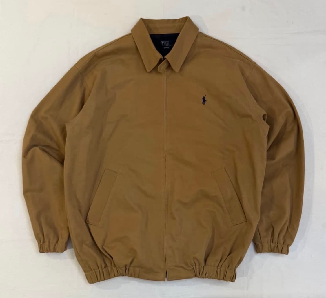 폴로 랄프로렌 일본판 블루종 스윙탑 봄버자켓 브라운 상품이미지1